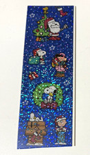 Sandylion Stickers Snoopy Christmas Full Sheet Prismatic Charlie Brown