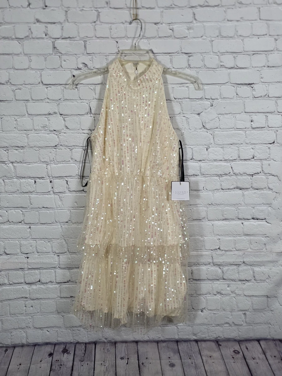 laundry by shelli segal sequin dress Laundry Shelli Segal Black Sequin Dress- size 6- EUC- buy it now