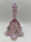Vintage Pink Fenton Hand Painted Opalescent Bell. — photo 6