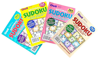 NEW Lot of 4 Penny Press Dell Sudoku Special Original  Puzzle Books