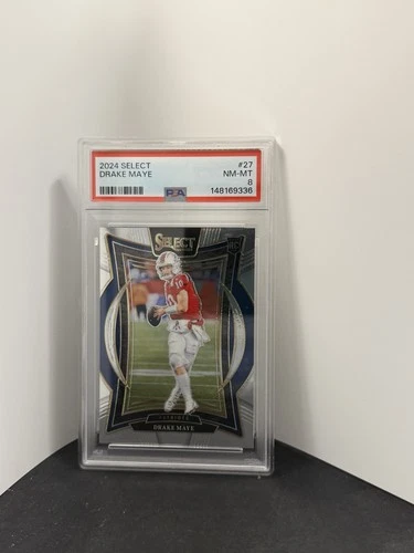 2024 Select DRAKE MAYE #27 Concourse PSA New England Patriots Rookie