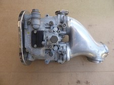 Harley Shovelhead Dellorto Dual Throat Dhla 40 H Carburetor W Intake Manifold Harley Shovelhead Dellorto Dual Throat Dhla 40 H Carburetor W Intake Manifold