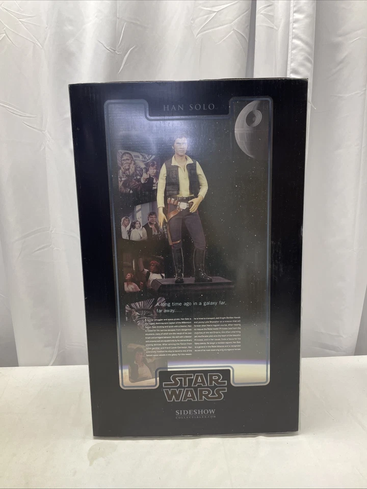 Figura Premium Star Wars Han Solo Escala 1:4 Sideshow Coleccionables ¡Nueva en Caja! Foto 3 de 4