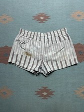 Vintage 50s 60s men s swim trunks shorts rayon distressed beach large