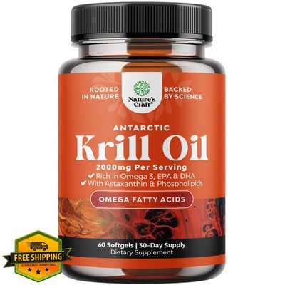 Natures Craft Krill Oil 60 Count 2000mg