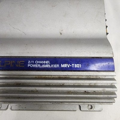 Vtg ALPINE V12 Old School 2-Channel Car Audio Power Amplifier MRV