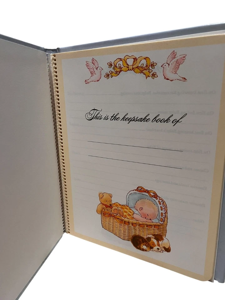 Hallmark Baby's First Three Years Vintage Keepsake Memory Book Blue Baby Boy New - Image 4 of 4