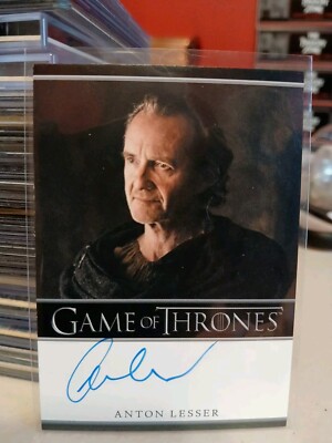 Game Of Thrones Art & Images Anton Lesser Autograph Card as Qyburn 2023 B EL 