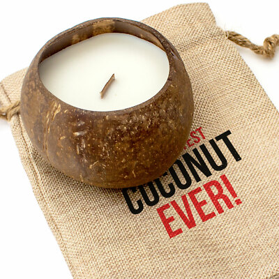 Neu Big Red Egg Toasted Coconut Bowl Duftkerze Aus Sojawachs Geschenk