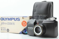   UNUSED   Olympus  mju Zoom 115 Black Point  Shoot Camera from JAPAN