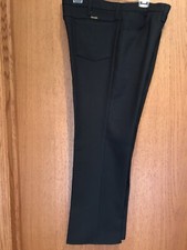 Vintage Wrangler 100 Poylester made in USA Black Pant for Men