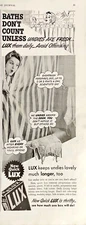 1942 Lux Laundry Soap Vintage Print Ad Retro Lux Undies Detergent Memorabilia