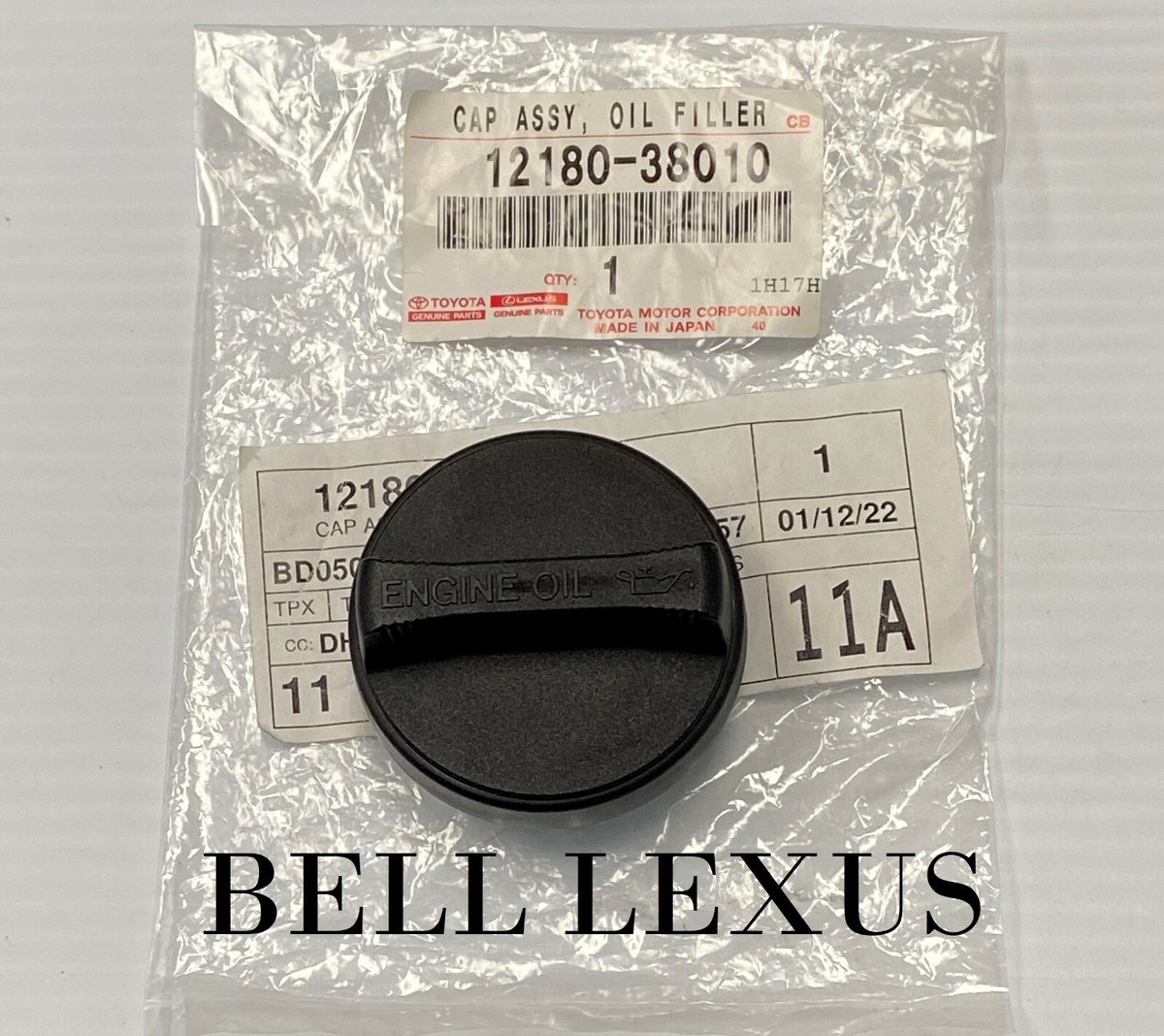 TOYOTA OEM FACTORY OIL FILLER CAP 2018-2023 CAMRY 12180-38010 | eBay
