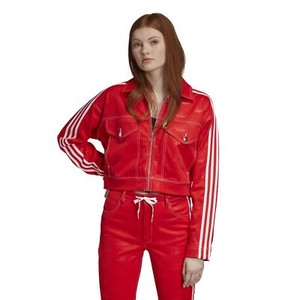 giacca rossa adidas