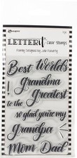 RANGER LETTER IT CLEAR STAMPS FAMILY 11 PIECE