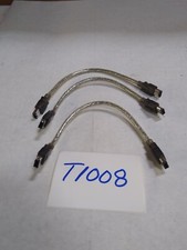 LOT OF 3 SSD DRIVE CABLES 12" FEMALE TO FEMALE