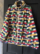 Missoni Save The Duck 90’s Multicoloured Jacket Anorak With Hood L 12-16 Retro