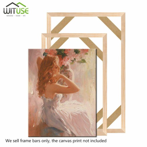 Canvas Stretcher Bars Frames Sturdy Wood Strips Kit Art Paintings Multiple Frame - Picture 2 of 75