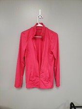 Champion Women  s Pink Full Zip Mobile Dry Pink Active Jacket Size Small.