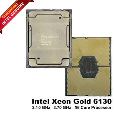 Lot of 5 Intel Xeon Gold 6130 2.1GHz 16-Core CPU - 3.7GHz Turbo SR3B9