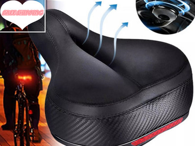 Comfort Wide Bike Seat Cushion Soft Padded Mountain Cruiser Road Bicycle Saddle