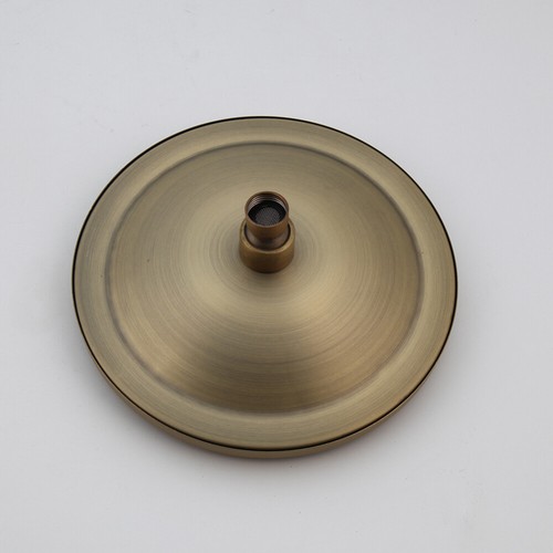 Antique Brass Vintage Wall Mounted Shower Head &Handshower Set Tub Mixer Faucet - Picture 9 of 12