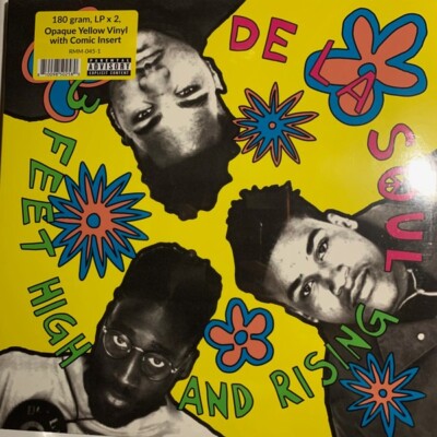 De La Soul   3 Feet High And Rising 2 x LP YELO COLORED Vinyl NEW Hip Hop Record