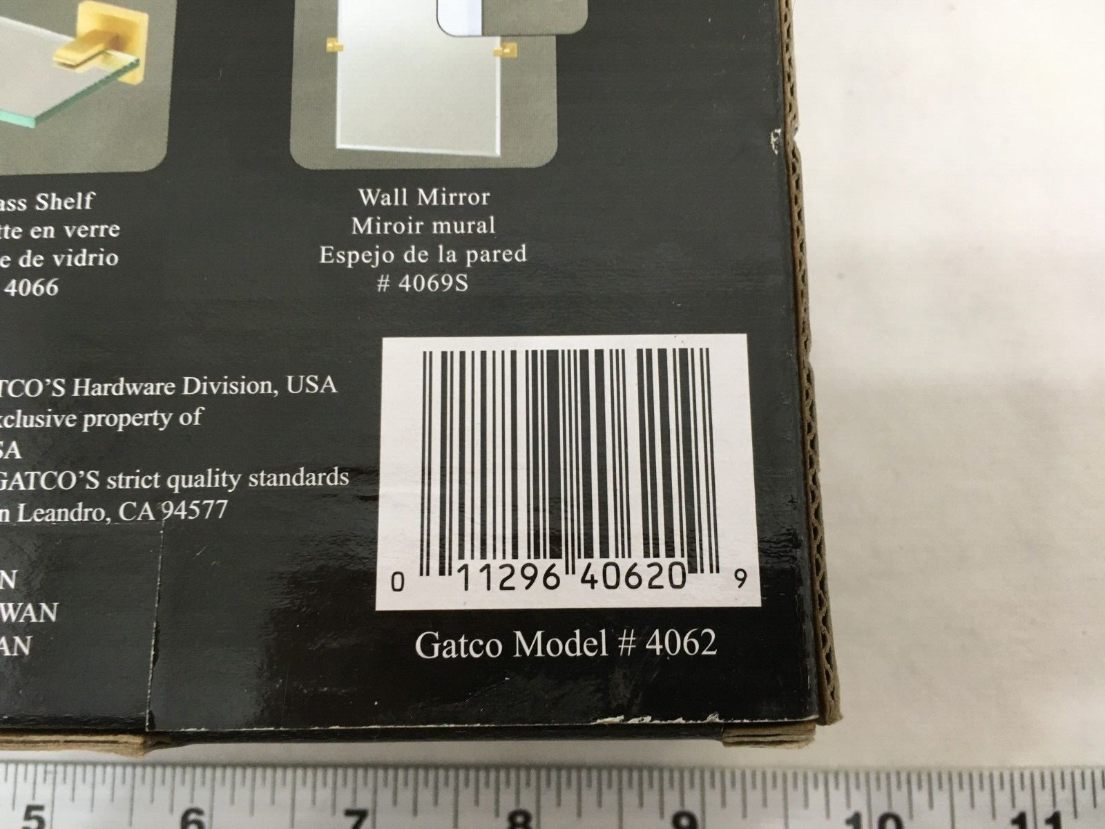 (1) NEW Gatco Elevate Towel Ring 100% Brass - BRUSHED BRASS - #4062 (sw)