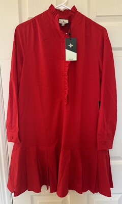 Red Crepe Tate Dress Tuckernuck