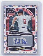 2024 Panini Stars & Stripes #NTS-TR Tait Reynolds Cracked Ice Auto #/25