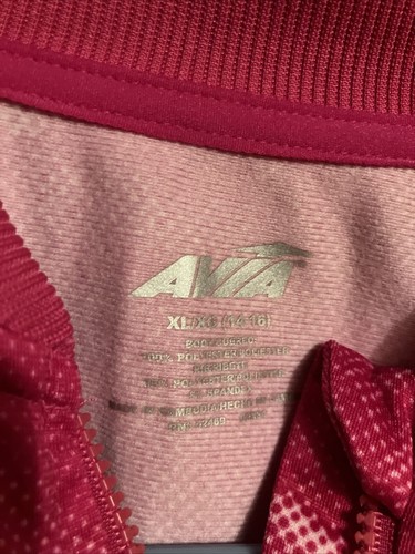 AVIA Hot Pink Track Jacket & Joggers Set Girls size XL (14-16) Polyester - Picture 3 of 15