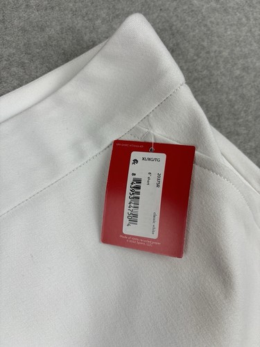 Spanx On-the-Go 6"" Damenshorts silberfarbenes Futter klassisch weiß neu Größe XL 20375R - Bild 13 von 21