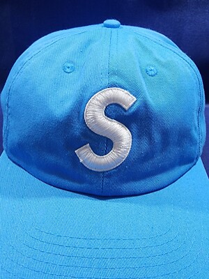 帽子 SUPREME S Logo Cap Supreme S Logo Hat Blue Adjustable Strapback Cap | eBay