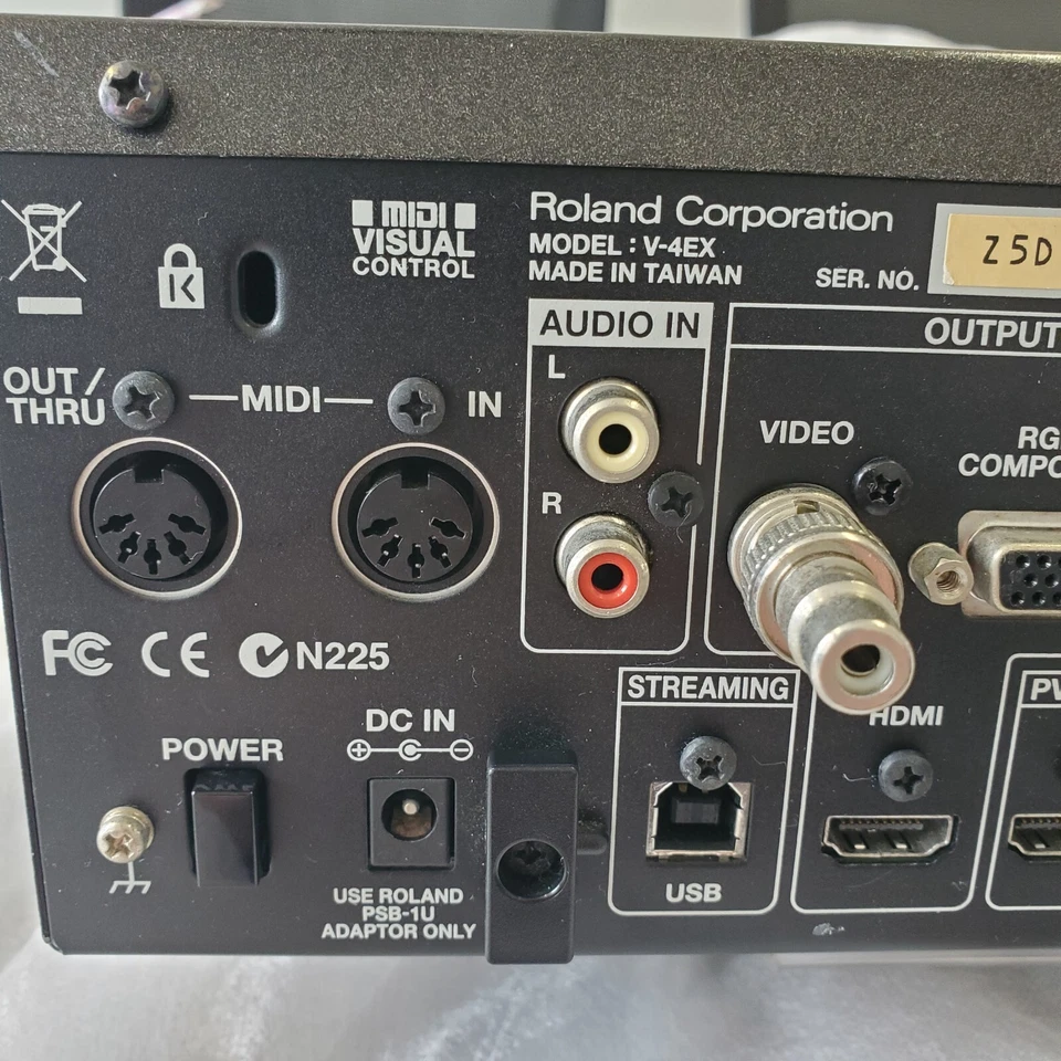 Roland V-4EX Four Channel Digital Video Mixer Good Working Condition - Image 3 of 4