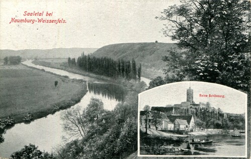 AK Schönburg 1916 Ruine Saaletal zwischen Naumburg und Weissenfels / Freyburg