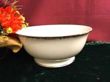 Lenox Coronet Platinum 9-1/2” Round Serving Bowl NEW with tags USA white color