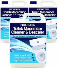 15L of Pro-Kleen Toilet Macerator Cleaner & Descaler Compatible With All Saniflo 2.60 per litre
