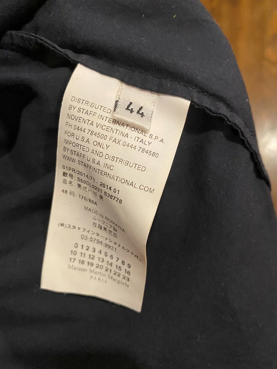 Maison Martin Margiela Line 10 Men’s Shirt Size 44 Small