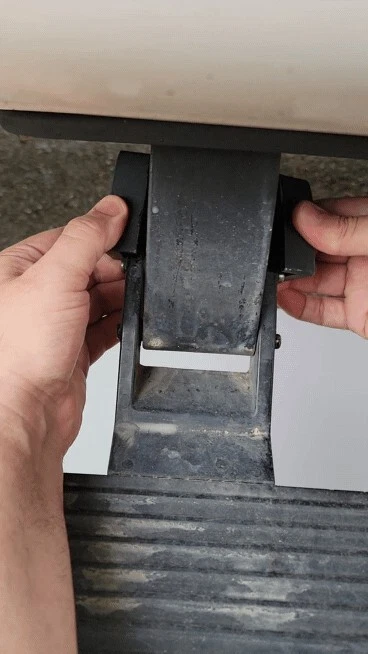 2009-2014 F-150 Running Board (OEM) Bracket Covers PAIR. BLACK - Image 3 of 3