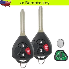 2 For 2008 2009 2010 2011 2012 Scion xB Keyless Entry Remote Control Car Key Fob