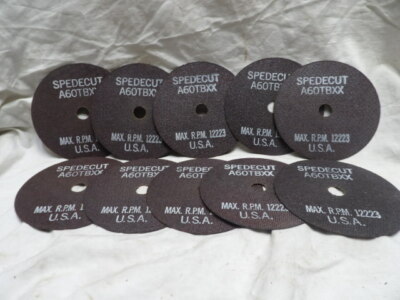 Spedecut 5''X.035''X5/8'' Cutting Wheels 12223 RPM's Made In USA (qty of 10)