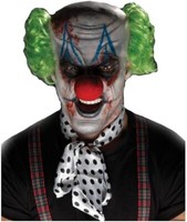 Sinister Clown Make-Up Set Halloween KostüM Glatze Mit Haar Zombie