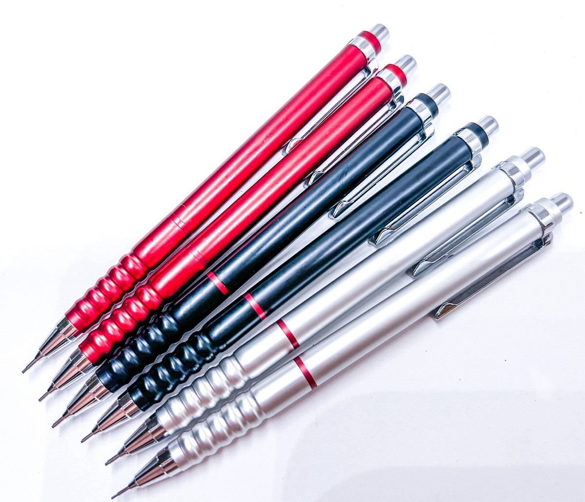 NOS Rotring Tikky Metallic Metal Double Push mechanical pencil
