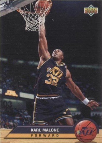 1992 Upper Deck 508 Karl Malone HOF Fanimation BGS Auto