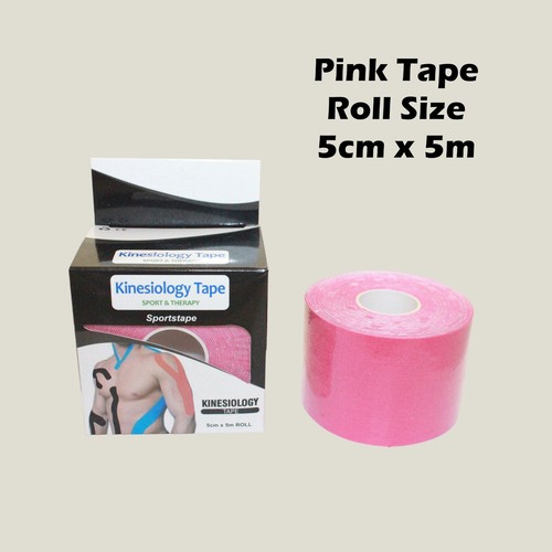 ✅2.5 and 5cm x 5m Kinesiology KT Tape ✅Muscle Strain Injury Support Physio Boobs - Picture 20 of 26