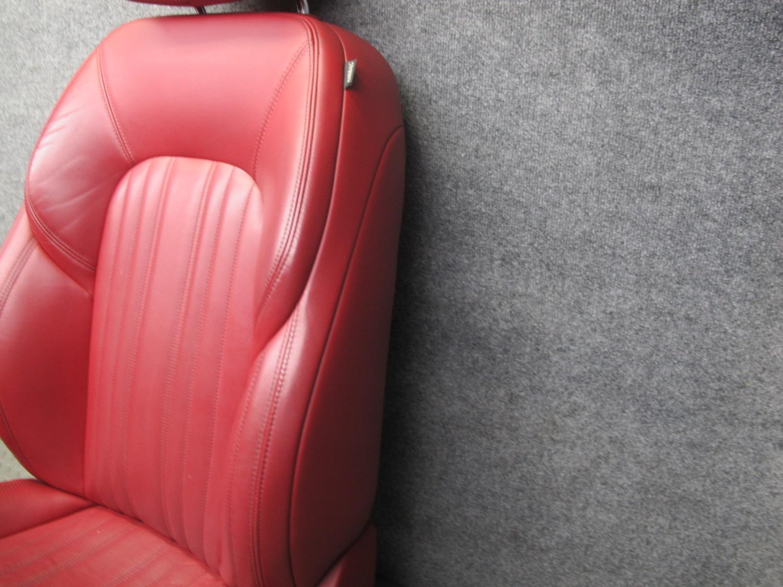 2017-2020 MASERATI LEVANTE M161 FRONT & REAR LEFT & RIGHT LEATHER SEAT SET RED