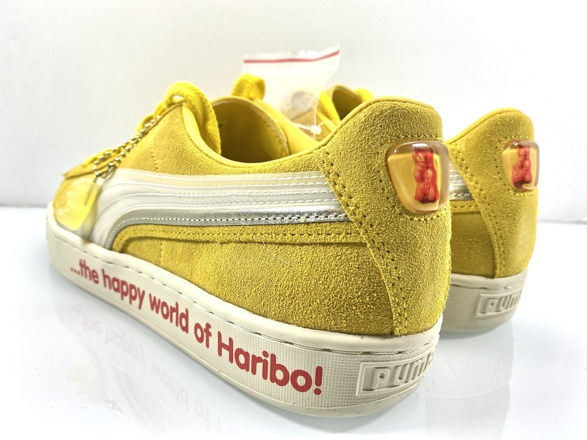 PUMA SUEDE TRIPLEX HARIBO GUMMY BEAR GOLDBEAR MIMOSA YELLOW 382560