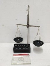 BILANCIA russa DA FARMACIA orafo  PER PICCOLE PESATURE IN BACHELITE anni '50