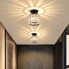 Modern LED Crystal Ceiling Light Hallway Dinging Room Chandelier Pendant Lamp
