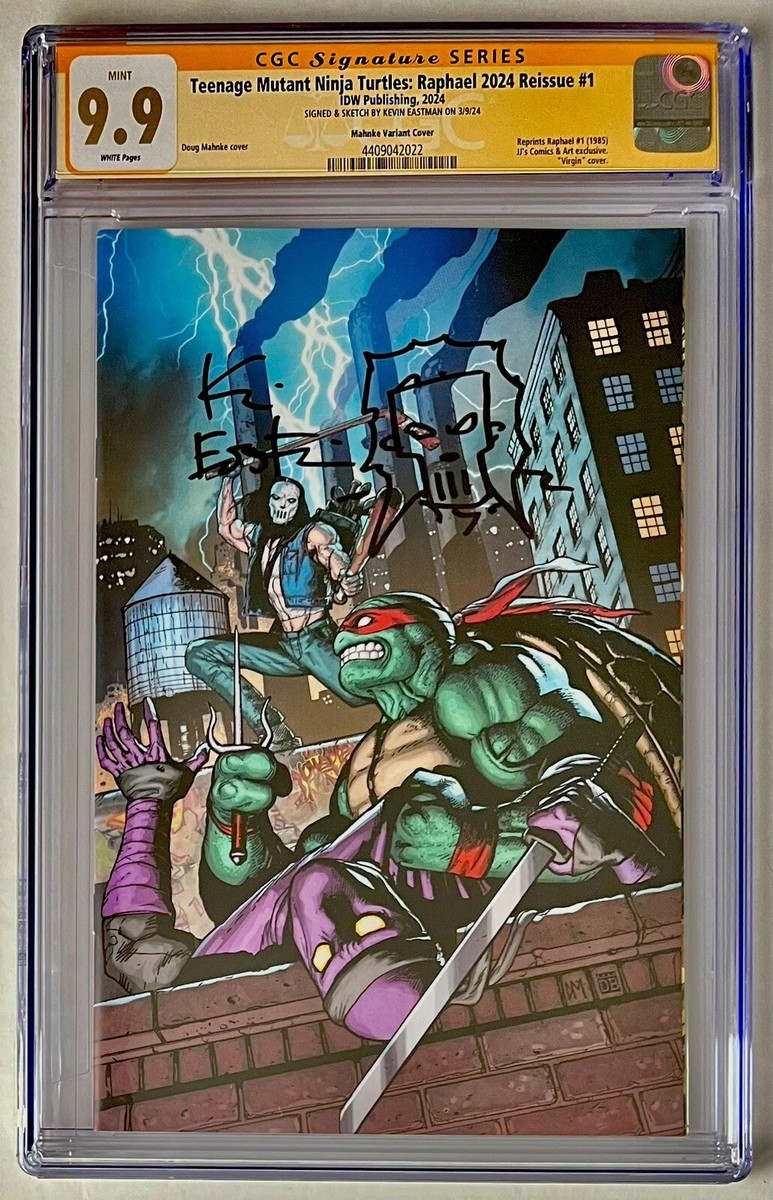 RAPHAEL #1 • CGC SS 9.9 • SIGNED & REMARQUED EASTMAN • MAHNKE